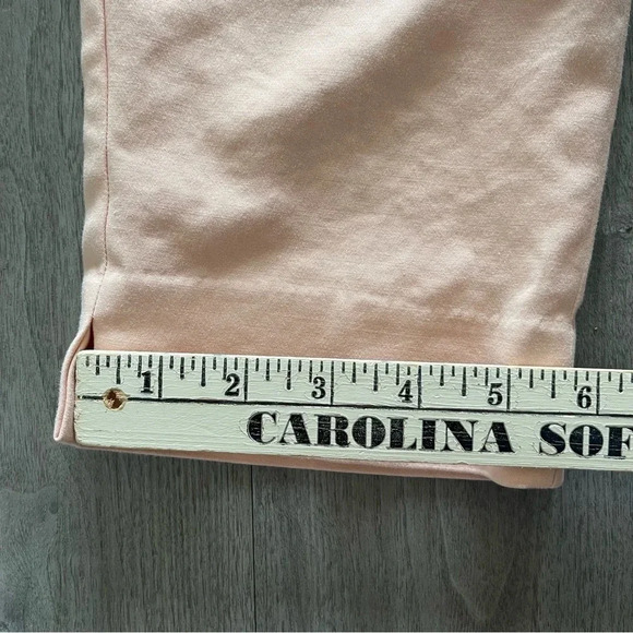 Talbots Hampshire Curvy Peach Crop Ankle Pants Women’s 8 Petite - Picture 11 of 12
